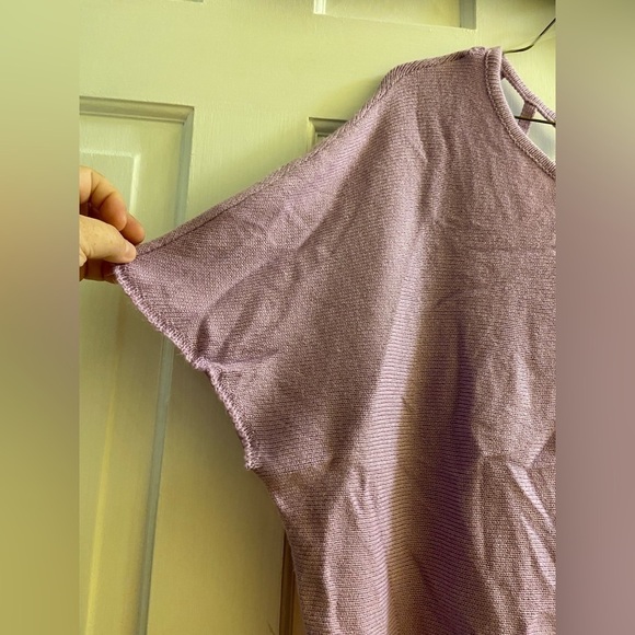 Allen B. Vintage Womens Size XS High Low Purple Sweater - Picture 5 of 9